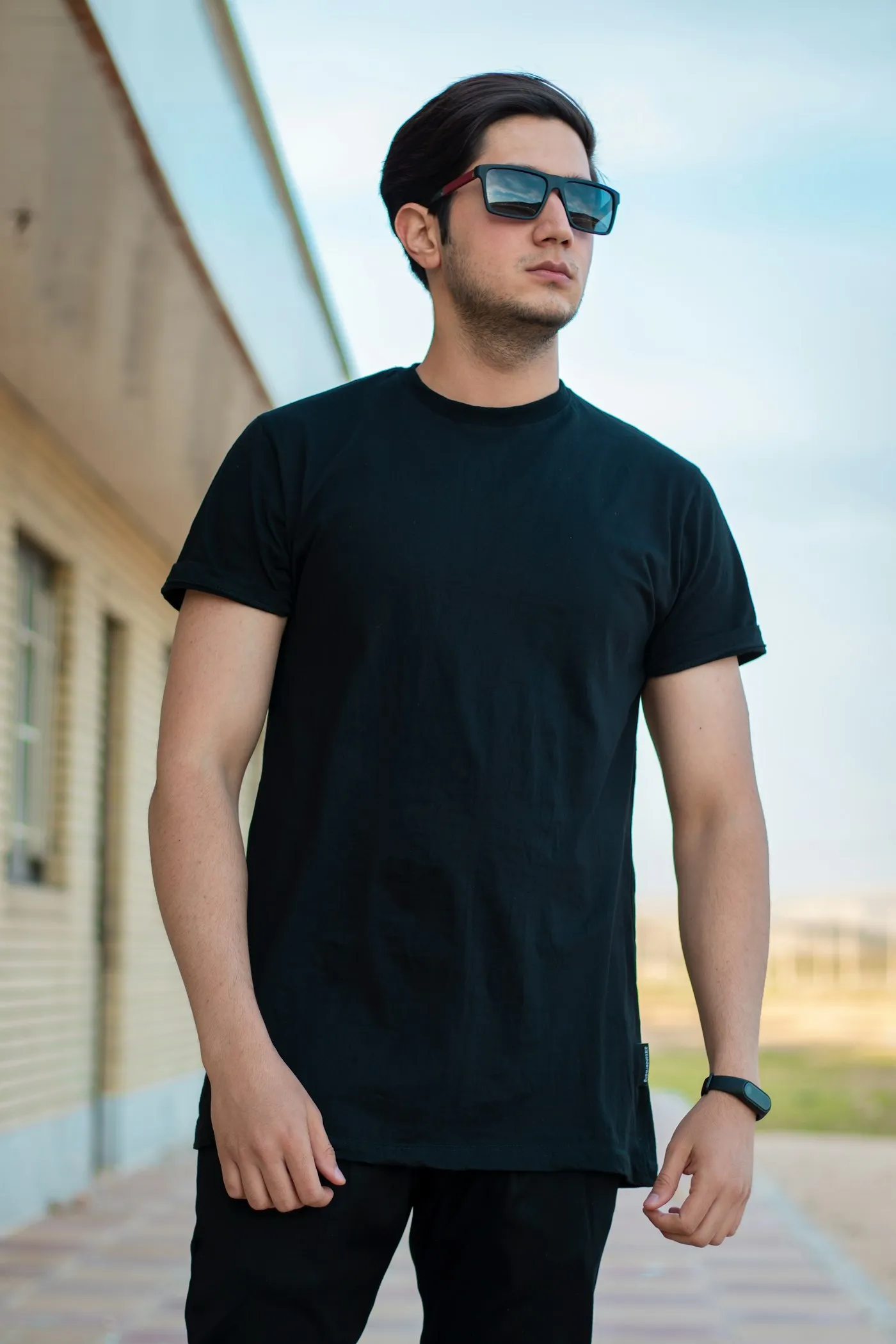 MEETS EXPECTATIONS — Oversized Tee — Black